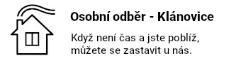 Osobní odběr - Praha, Klánovice