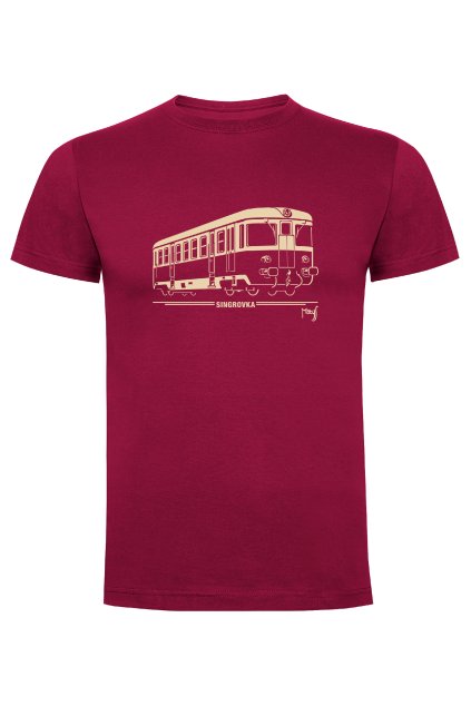 singrovka panske triko bordo