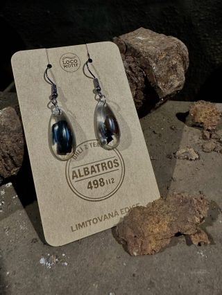 ◼️ NAUŠNICE Z UHLÍ ◼️ Nechte perly spát a diamanty ztratit lesk. V uších noste příběh – uhlí z legendárního Albatrosu...