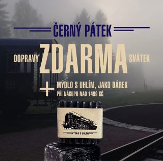 ⚫️ Black Friday v LOCOMOTIF! ⚫️ Ke každé objednávce nad 1499 Kč platíme dopravu my a navíc dostanete naše oblíbené mýdlo v...